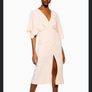 Topshop v neck batwing sleeve dress.